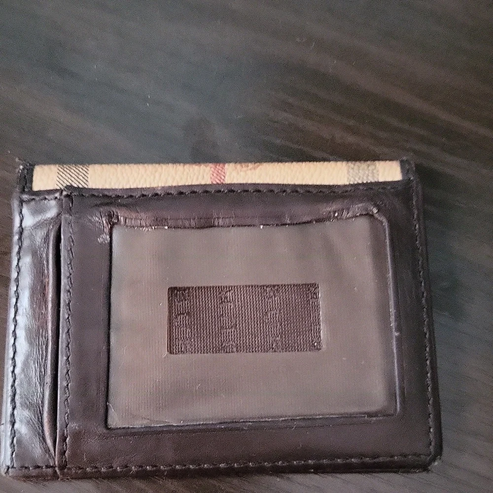 Burberry Haymarket signature print designer Card Holder